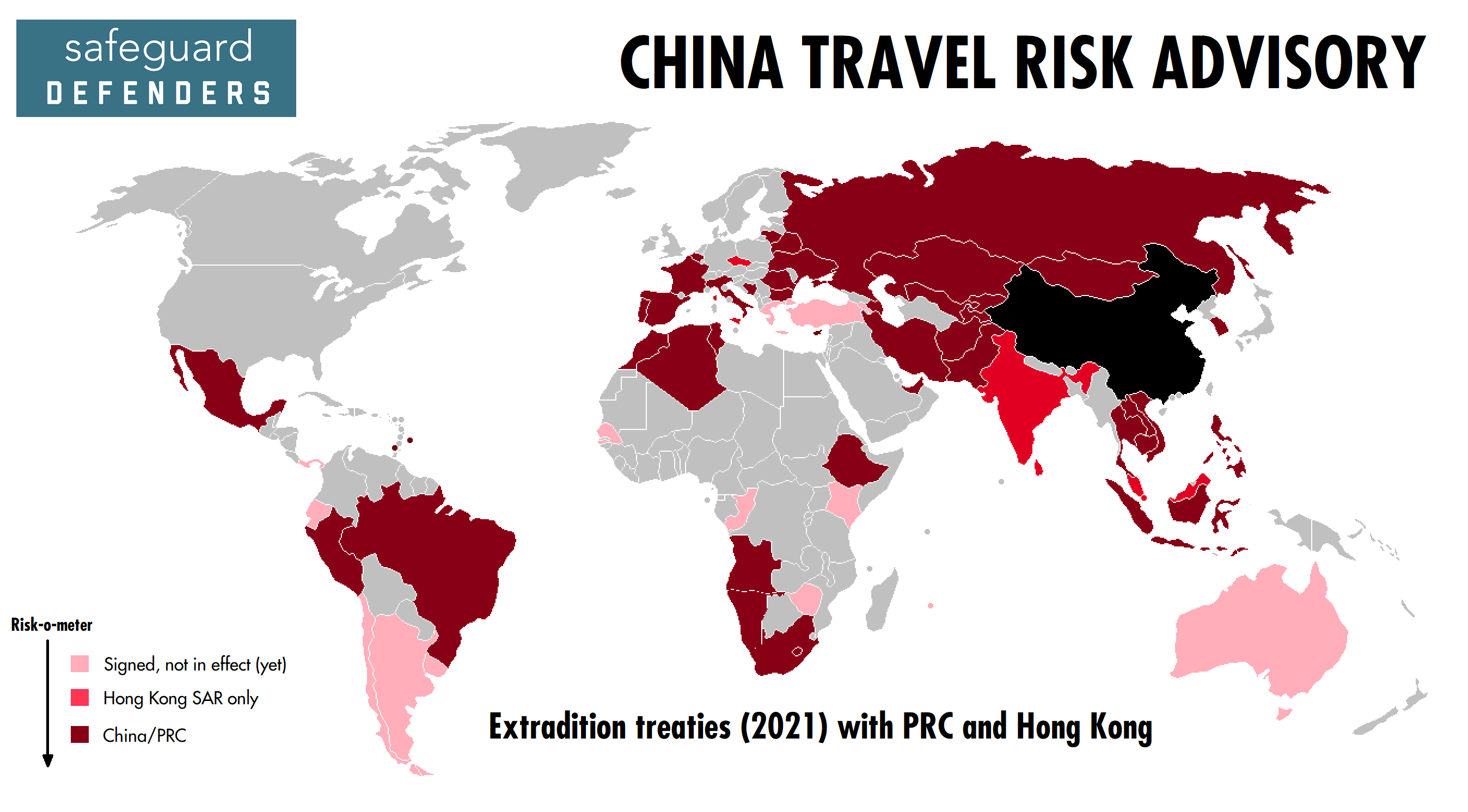 China Travel Risk Advisory para dissidentes |  Salvaguardar Defensores